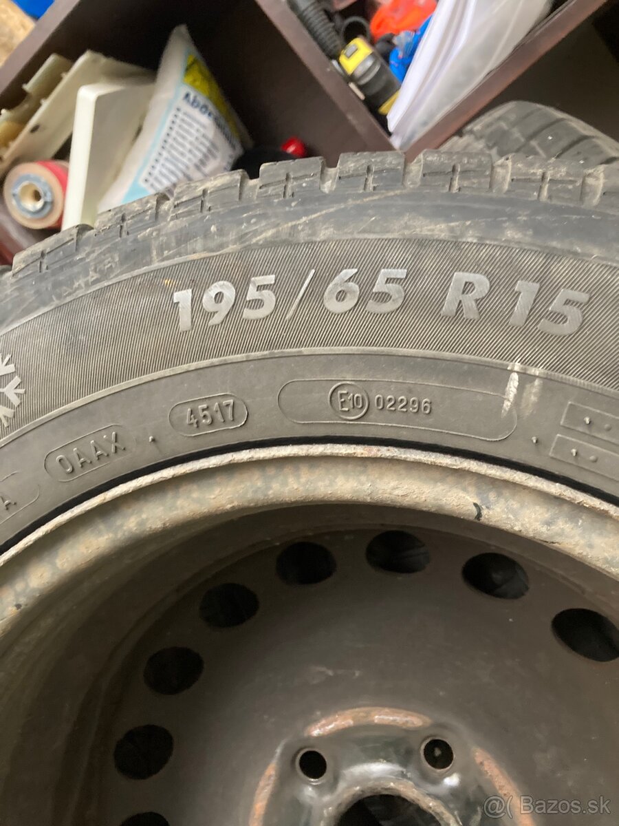Disky s gumami 195/65 r15 - 3