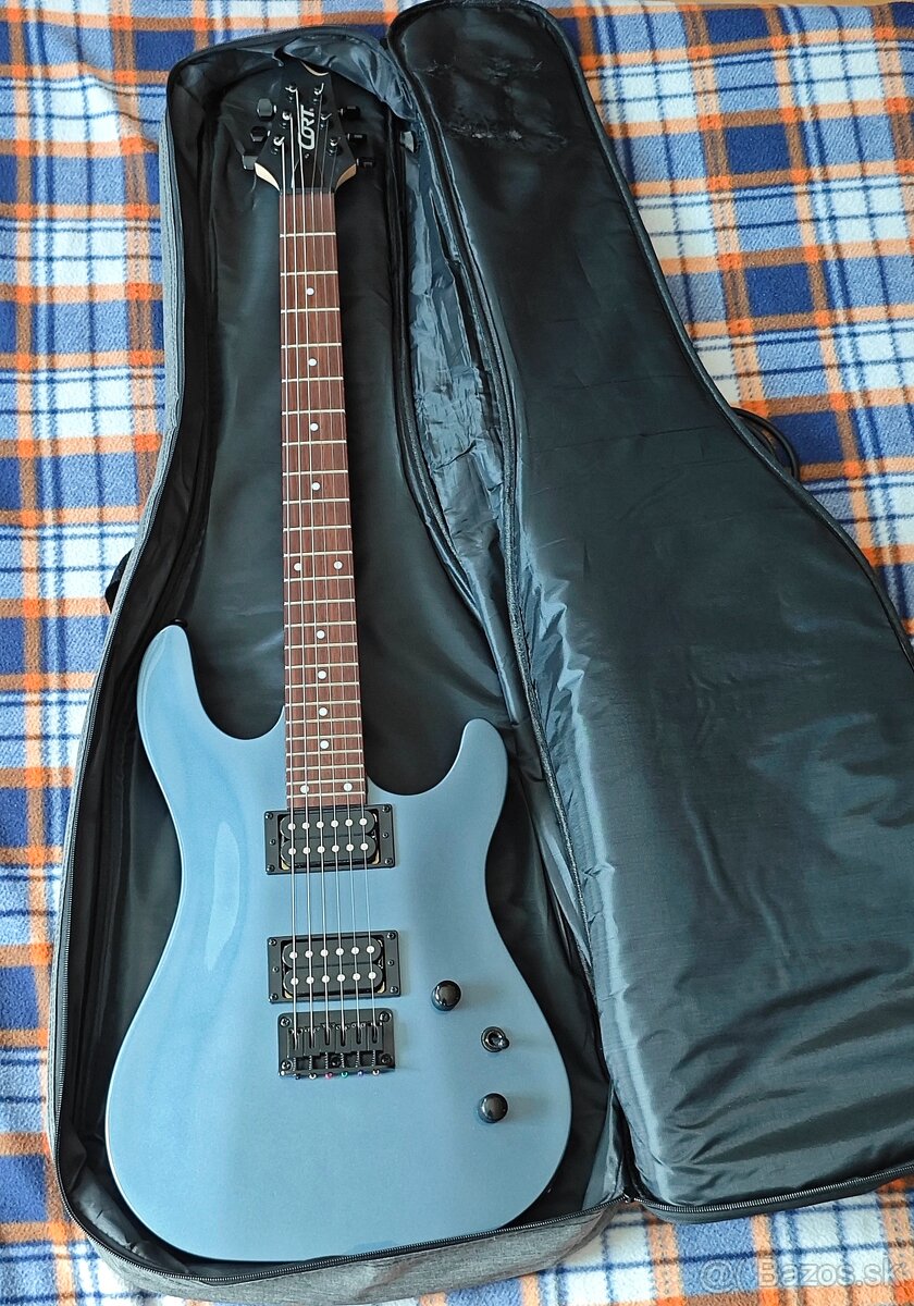 Elektrická gitara Cort KX100 Metallic Ash + príslušenstvo - 3