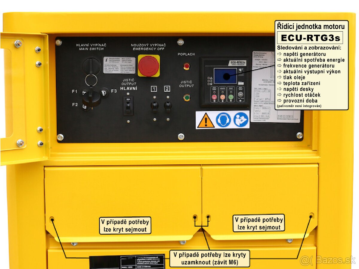 Elektrocentrála GD4SS 10 kW sleva 10% - 3
