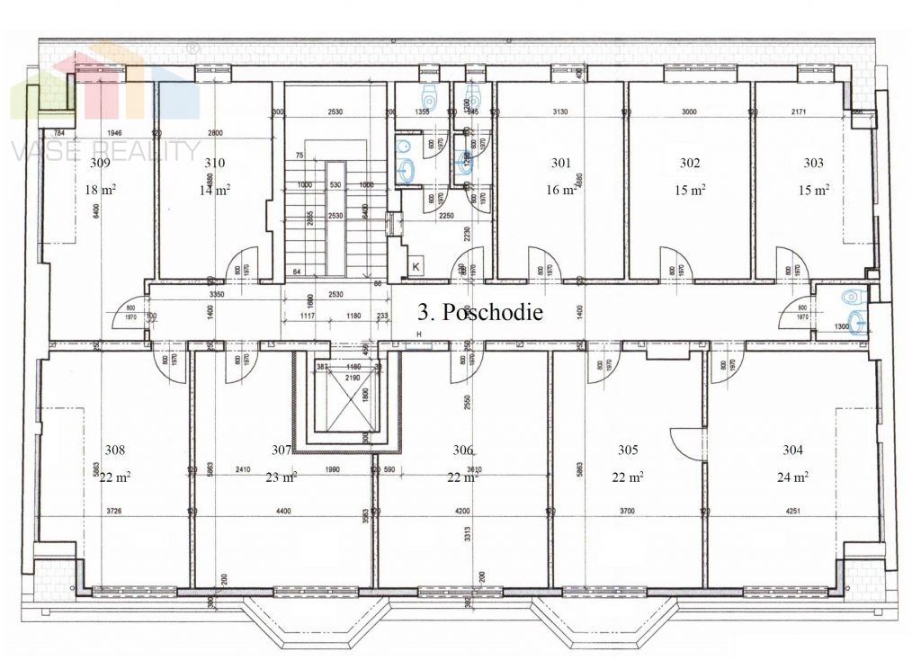 PRENÁJOM kancelárske priestory od 15 m2 do 27 m2, Piešťany - 3