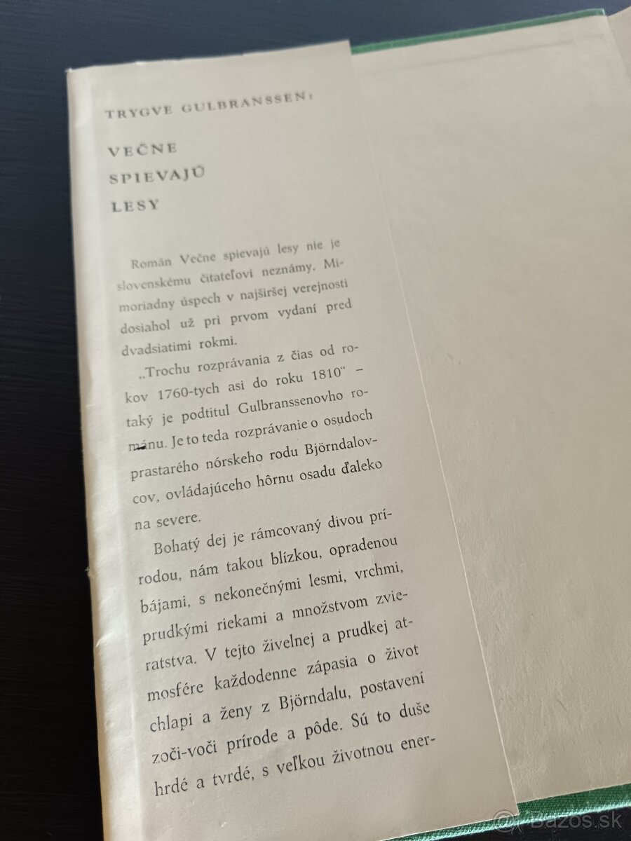 Predám knihu Večne spievajú lesy - 3