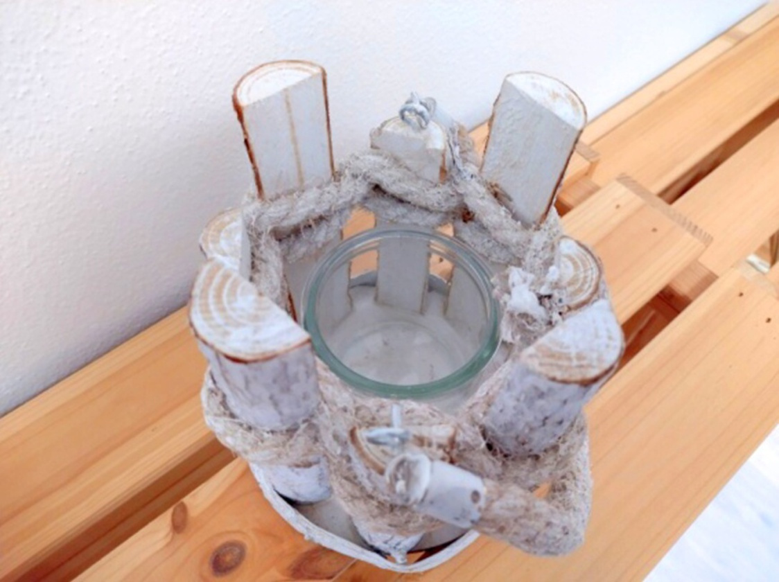 nielen vianocny svietnik drevo so sklenenym drziakom - 3