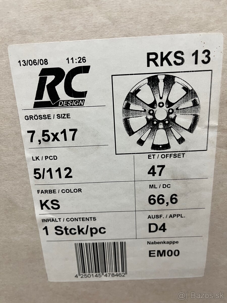 1x Alu nový disk na MB a iné 17 - 3