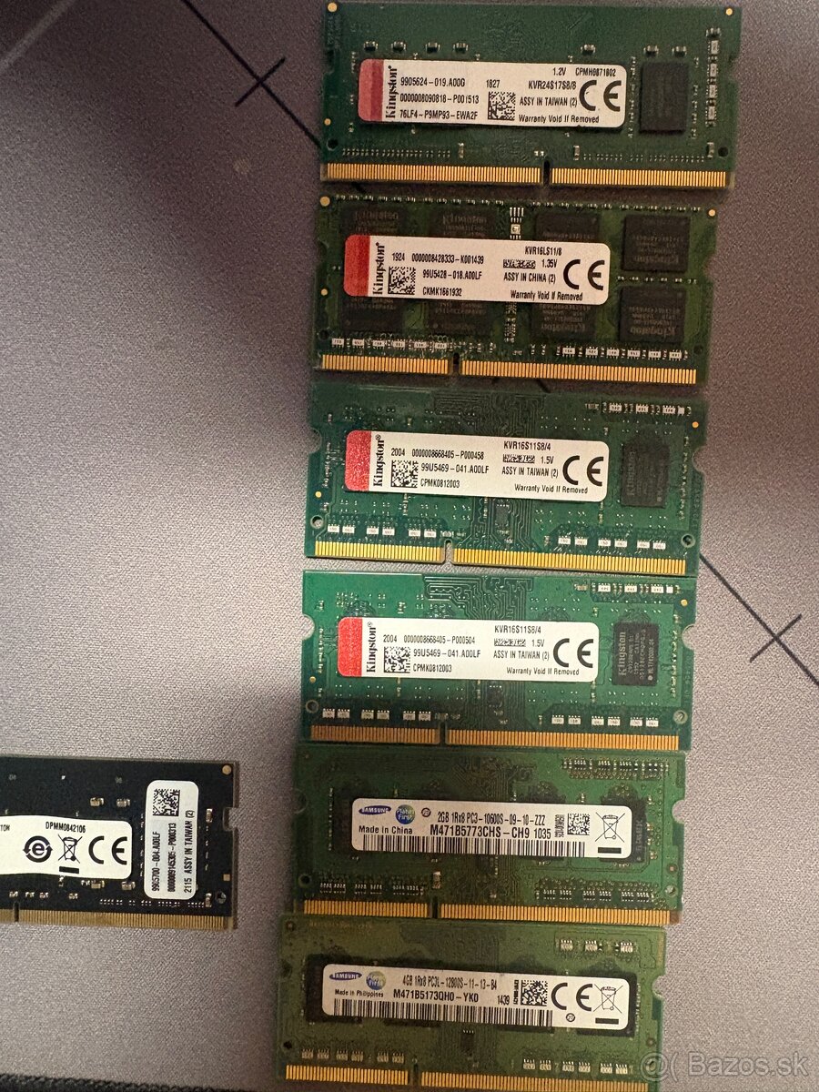 RAM DDR4 a DDR3 rozne viac kusov - 3