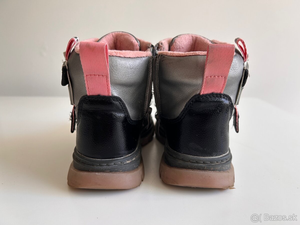 Dievčenské zateplené čižmy 30 - 3