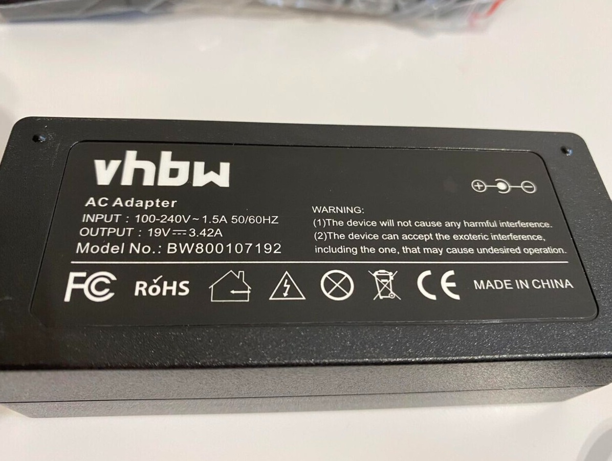 Nabíjačka na notebook Asus 19V 3,42A rozmer 4x1,35 - 3