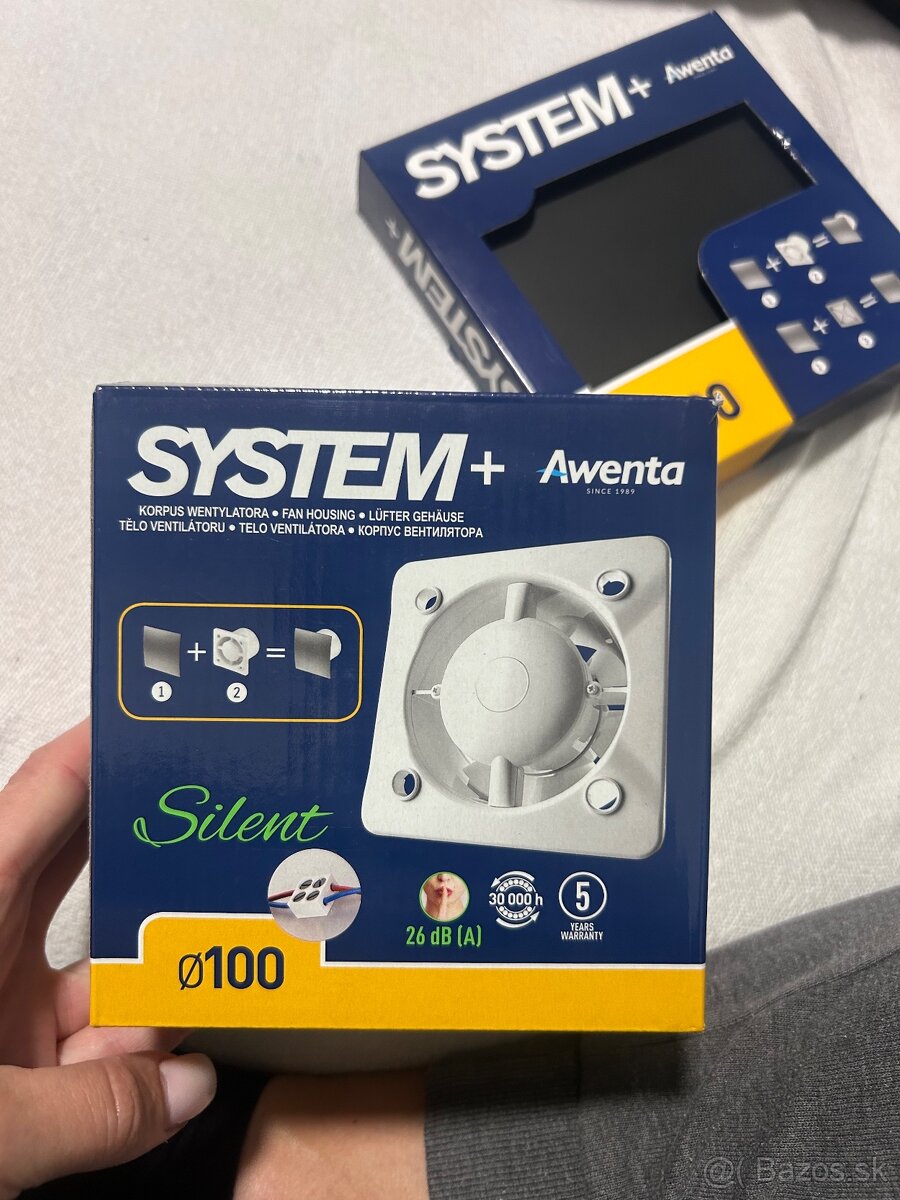 Ventilátor WC Kúpeľňa + predný panel - 3