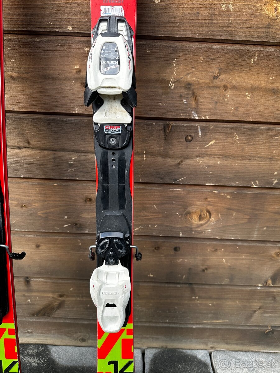 Detské lyže VÖLKL RACETIGER 140 + lyžiarky DALBELLO 225 mm - 3