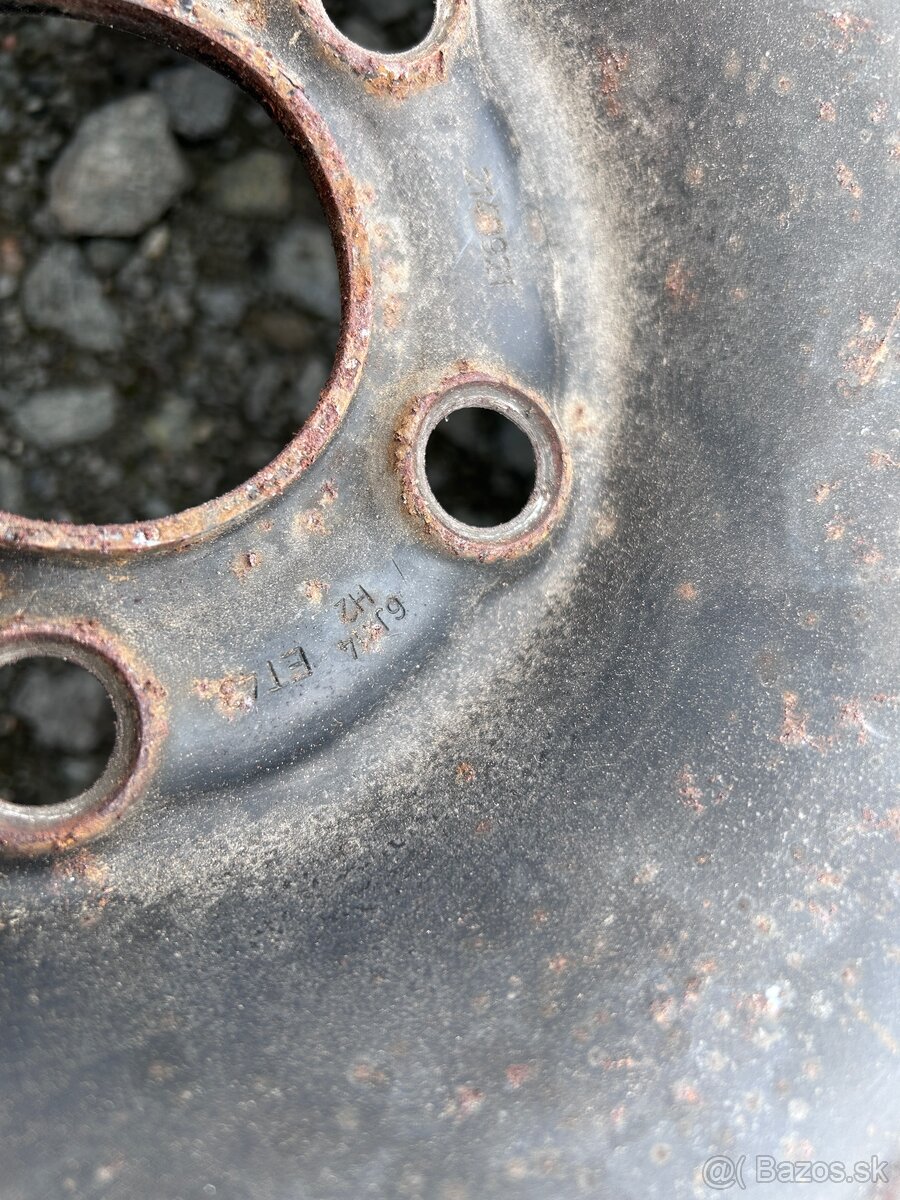 Plechové disky 6Jx14 ET43 5x100 škoda, SEAT, VW - 3