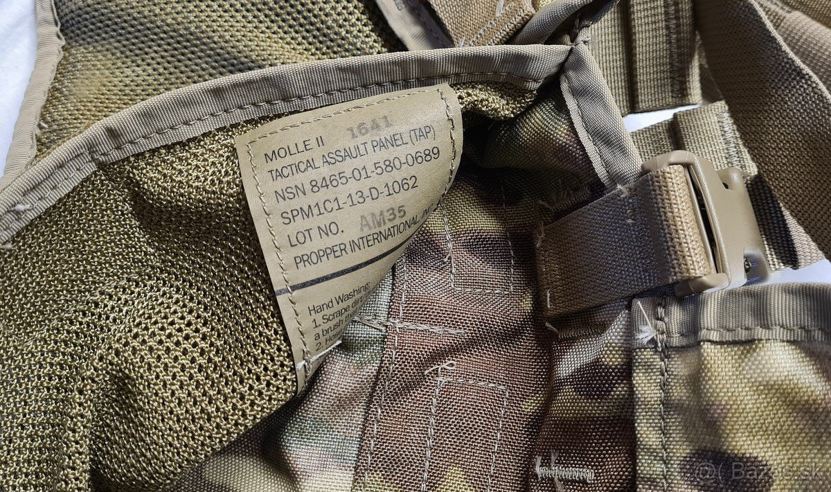 US Army MultiCam Tactical Assault Panel originál, TAP vesta - 3