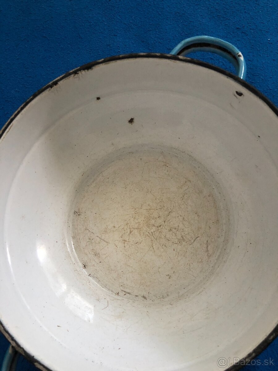 Retro smaltovaná miska. - 3