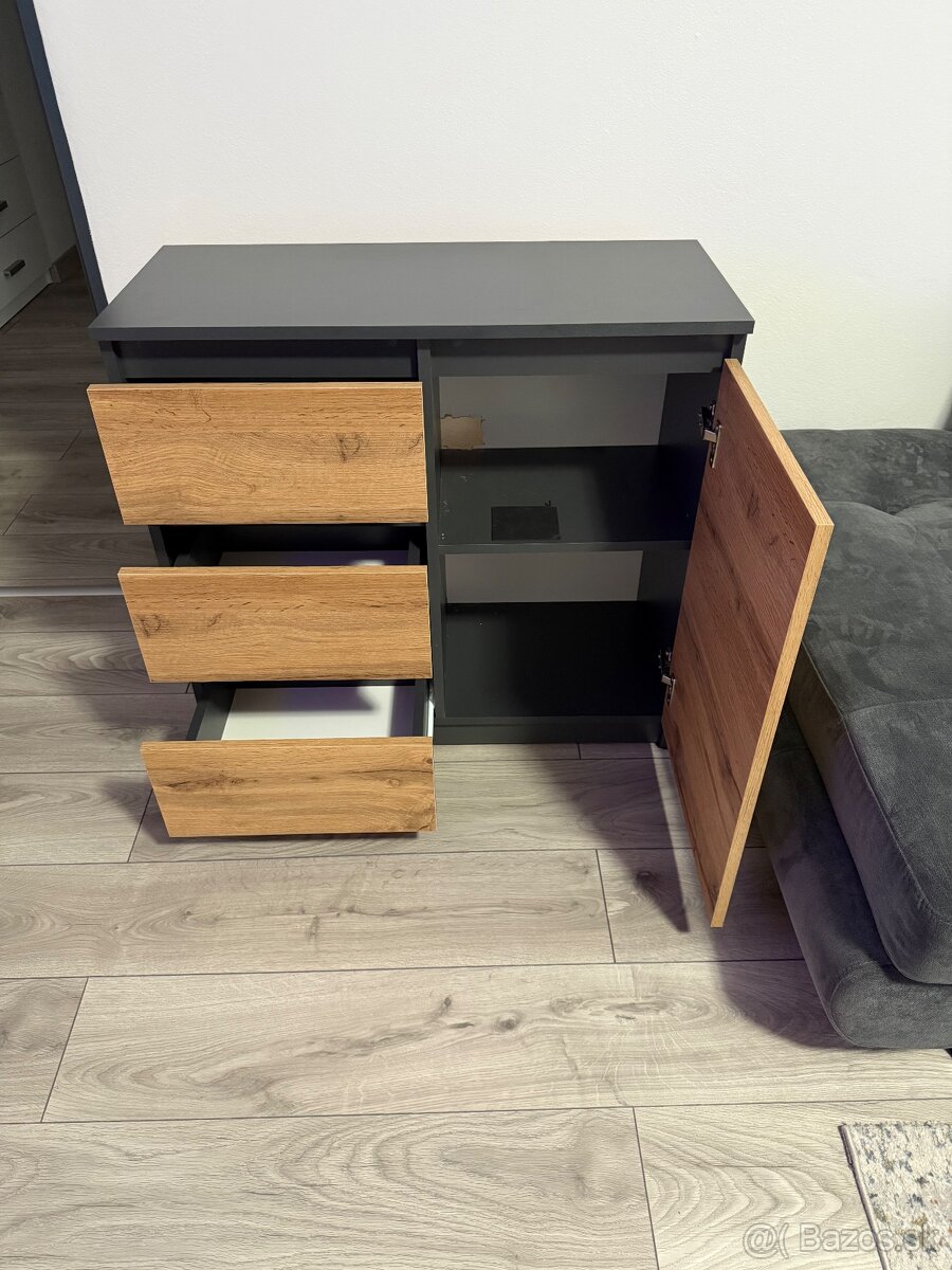 Komoda DUB WOTAN - 3