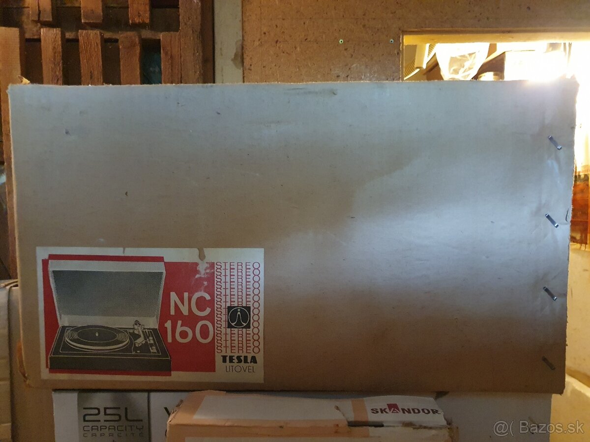 Originálna krabica Gramofón NC-160 Tesla Litovel - 3