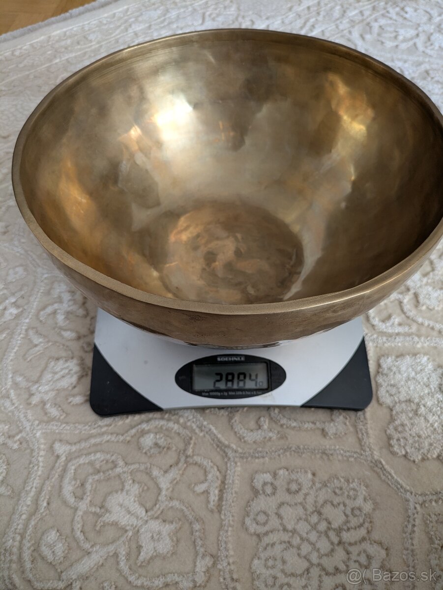 tibetska miska - 2884 gramov - 30.5 cm - 3