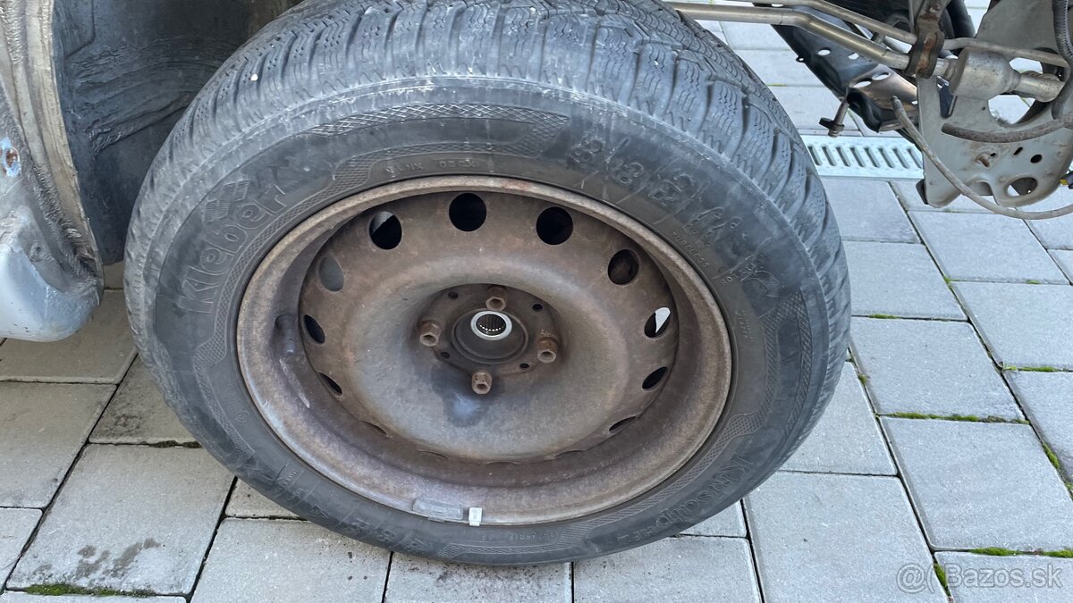 Zimné pneu 185/65 R15 na plechových diskoch 4x108 - 3