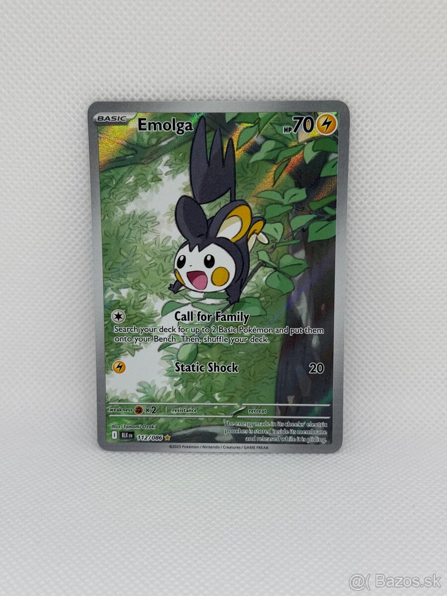 Pokémon karta Emolga 112/086 – NM – ORIGINÁL - 3