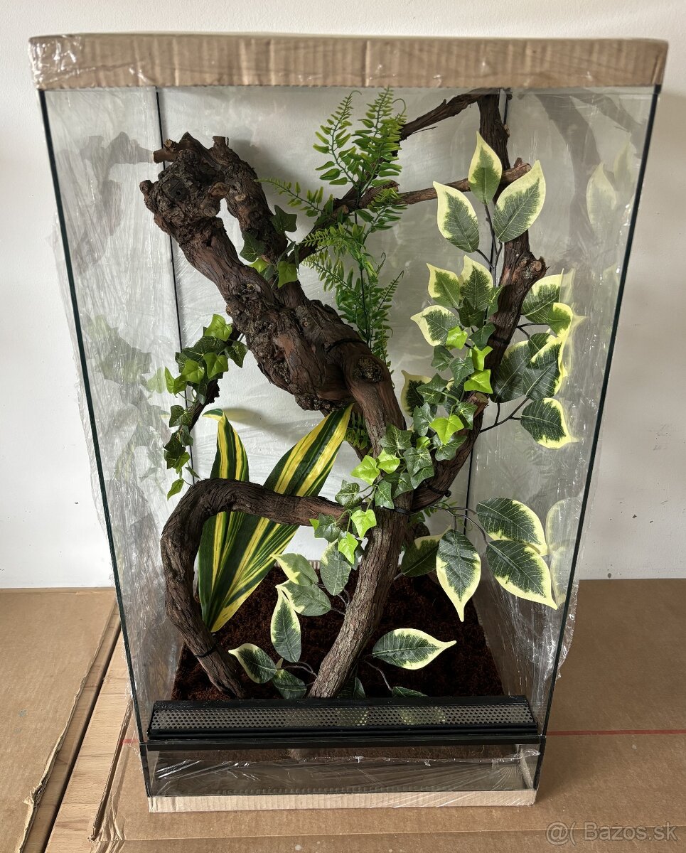 Zariadené terárium s výškou 60,70 a 80 cm - 3