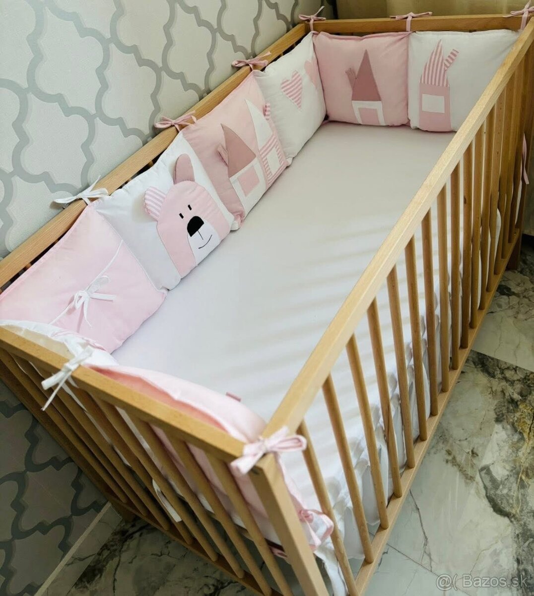 Bavlnený mantinel do postieľky - 3