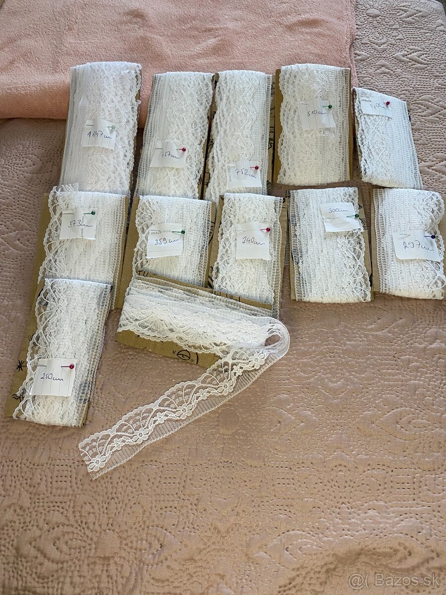 Silonová čipka 3,5cm x cca 64,5m - 3