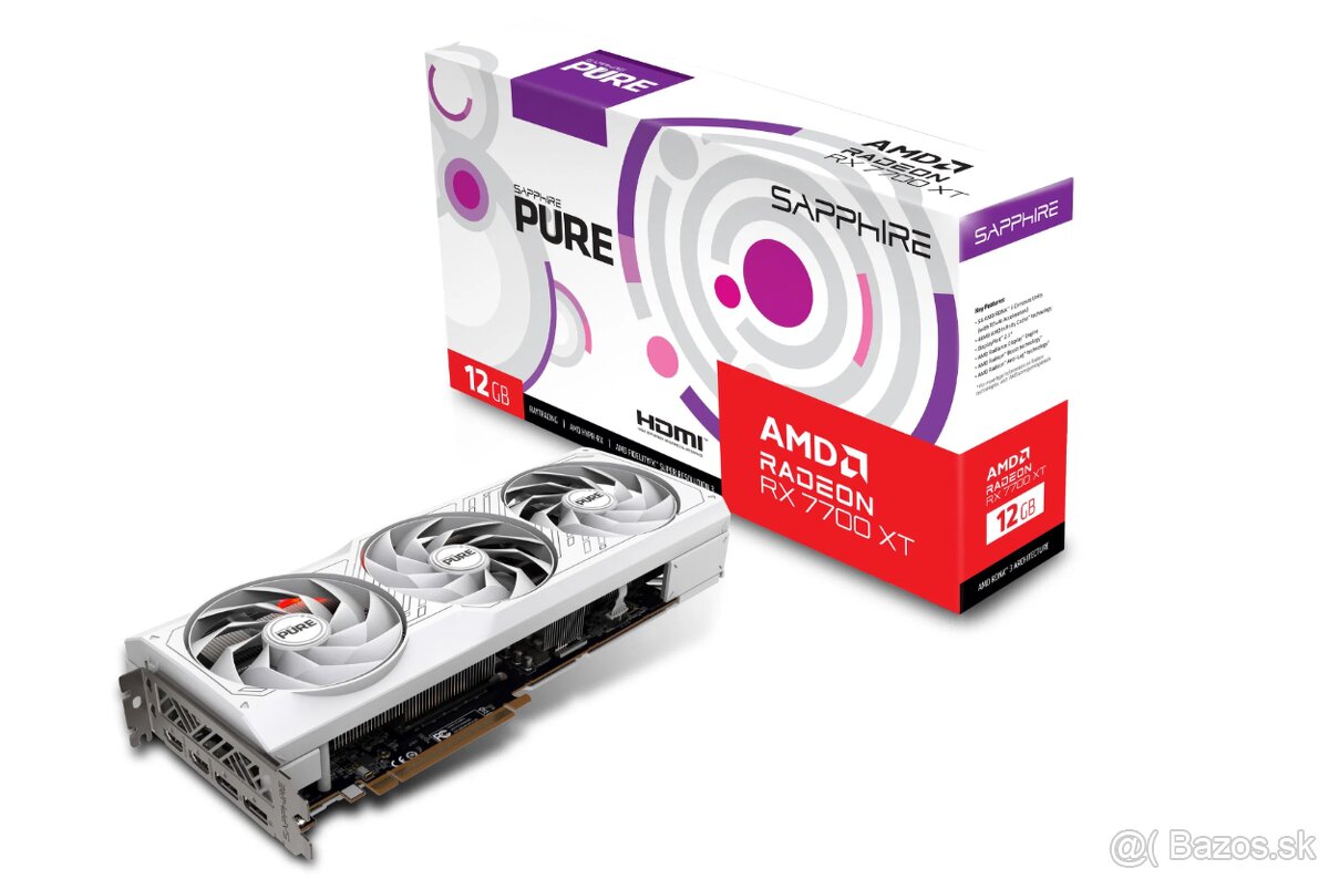 SAPPHIRE PURE Radeon RX 7700 XT GAMING OC 12 GB - 3