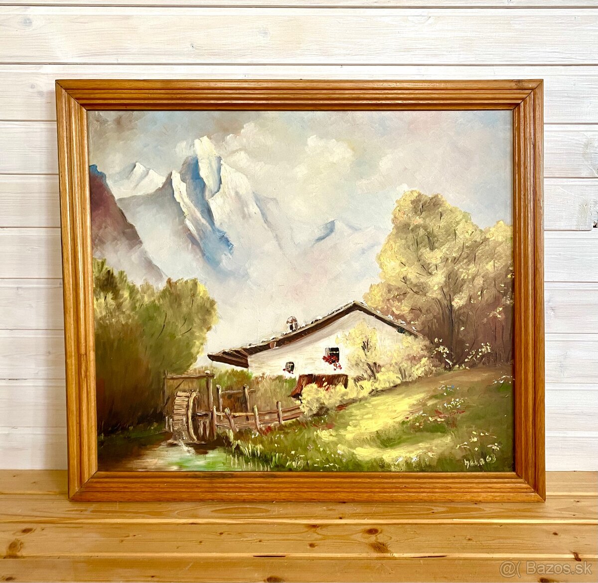 Starý obraz, olejomalba - 3