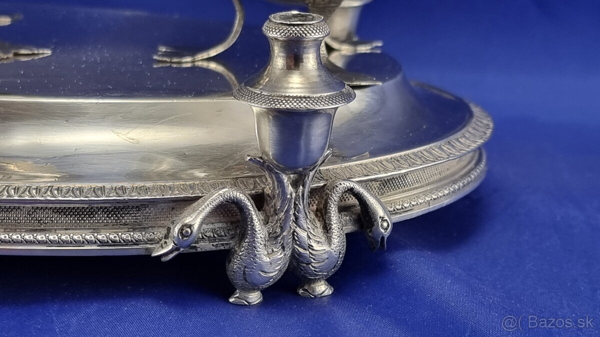 Strieborný kalamár /vyše 240.ročný / 1050 gr. - 3