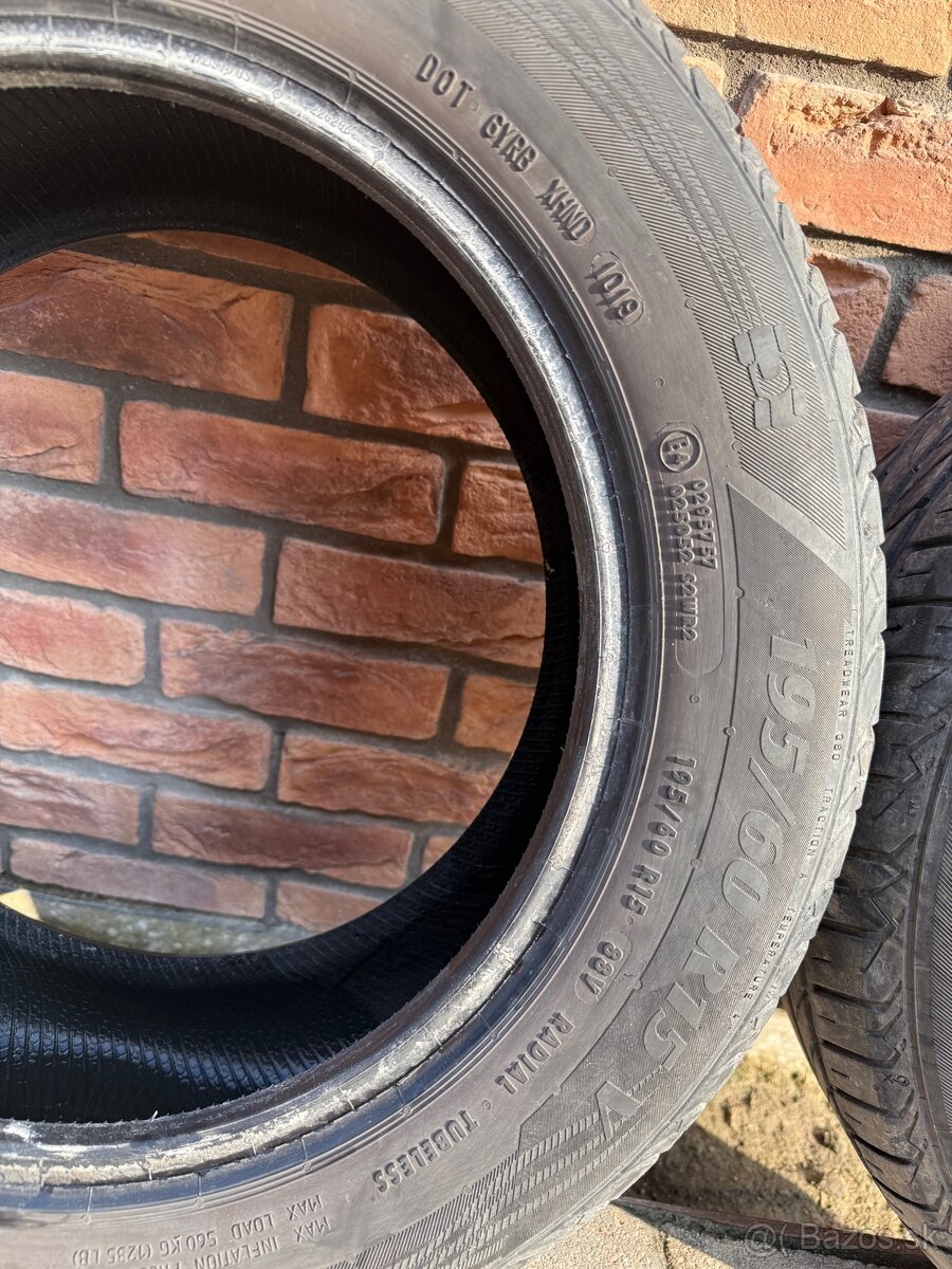 Predam letné pneumatiky 195/60 r15 - 3