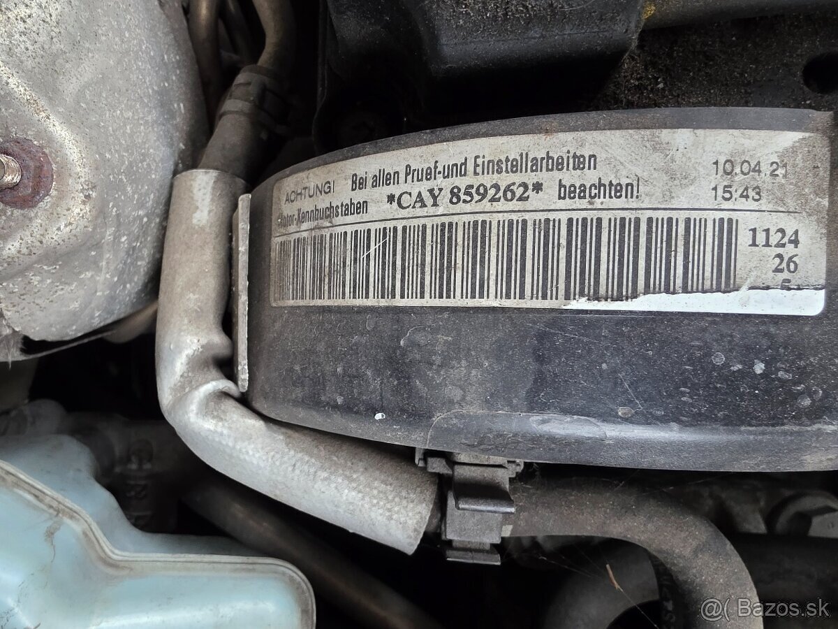 Motor 1.6 tdi 77kw CAY CAYC - 3