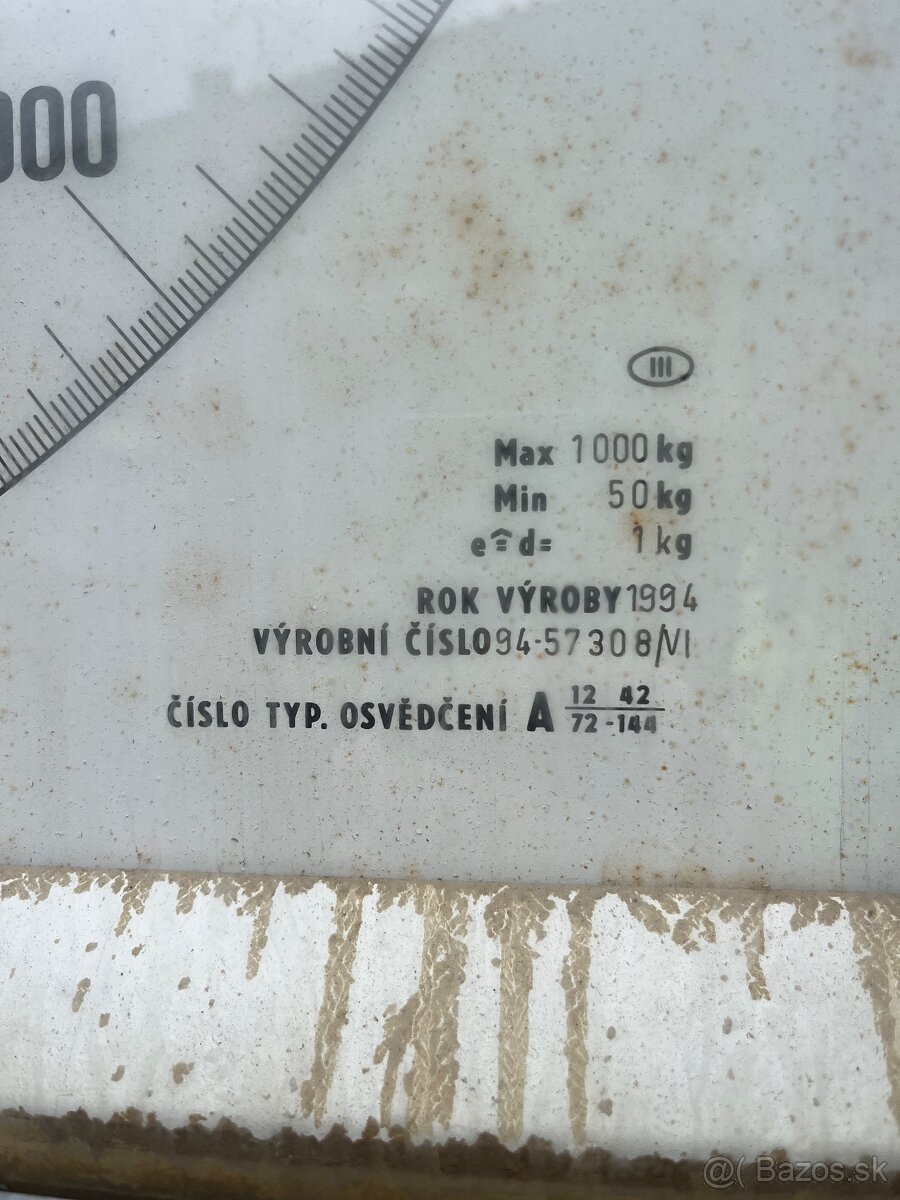 Priemyselná váha 1.000 kg - 3
