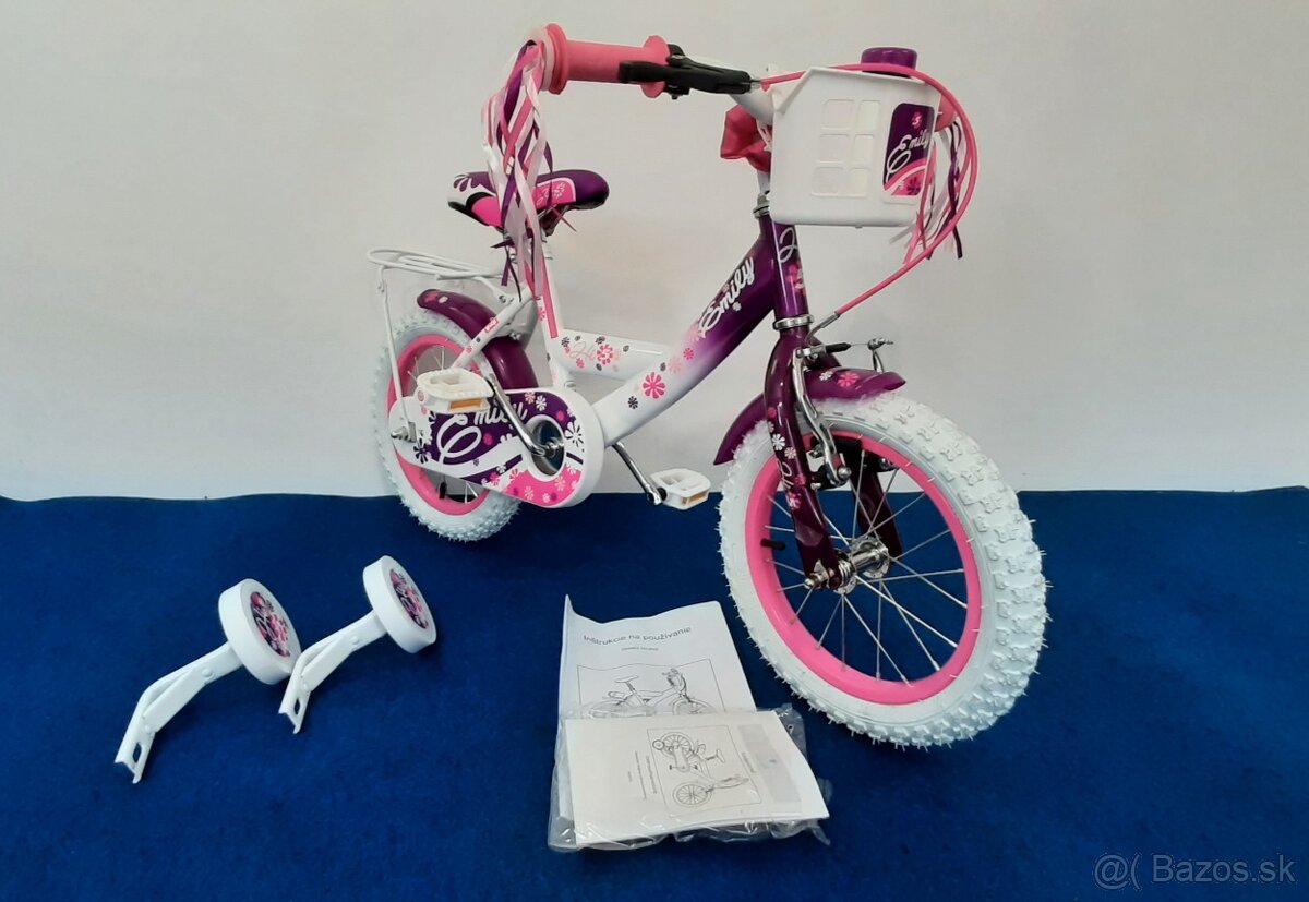 Detský bicykel 14 Pink - 3