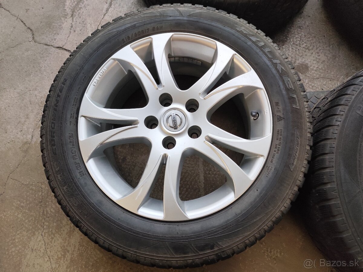 Sada Alu 17" Nissan +pneu +tpms - 3