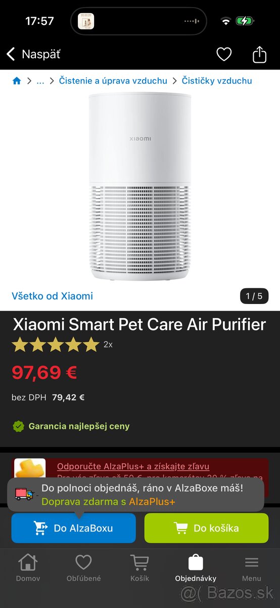 Čistička vzduchu Xiaomi Smart Pet Care Air Purifier - 3