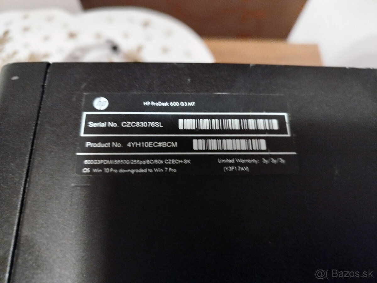 PC HP Core i5-6500, 8GB DDR4, RX460 - 4GB, 256GB SSD M.2 - 3