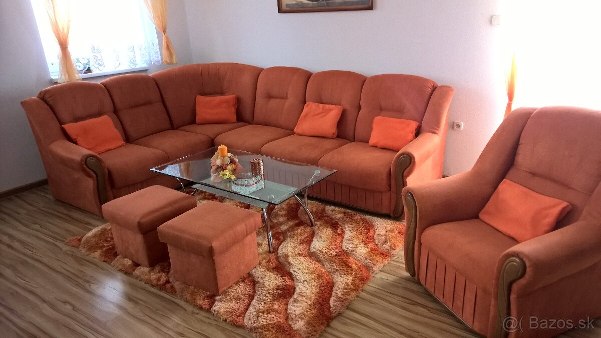 Rohová sedacia súprava - 3