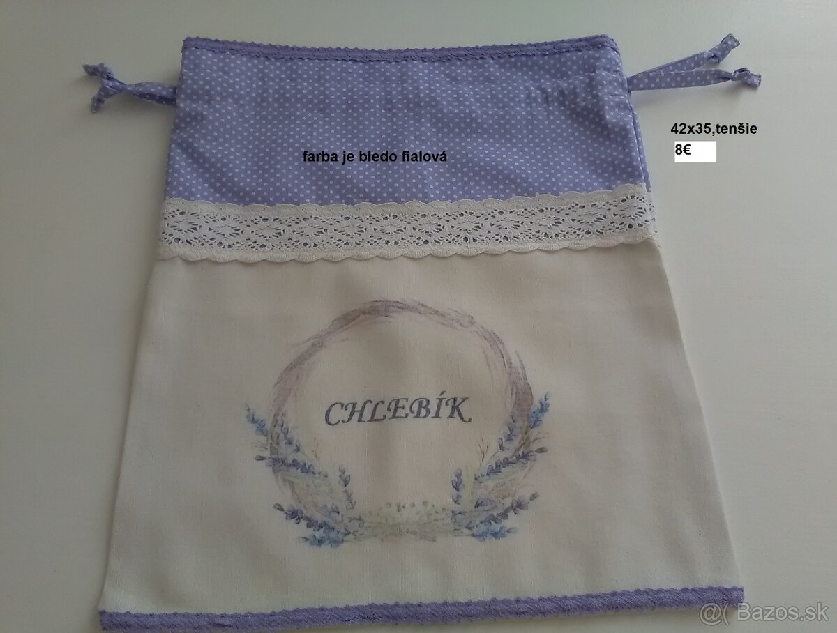 Ľanové vrecko na chlieb - 3