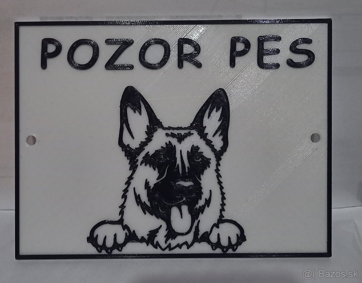 Tabulka POZOR PES - 3