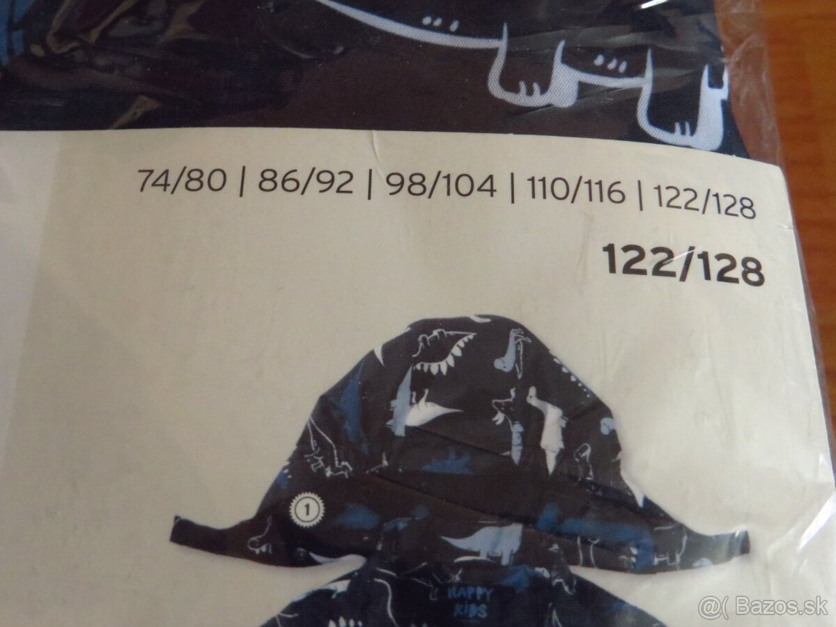 Termo bunda s dinosaurami - zn. TCM -veľ.122/128 - NOVÁ - 3