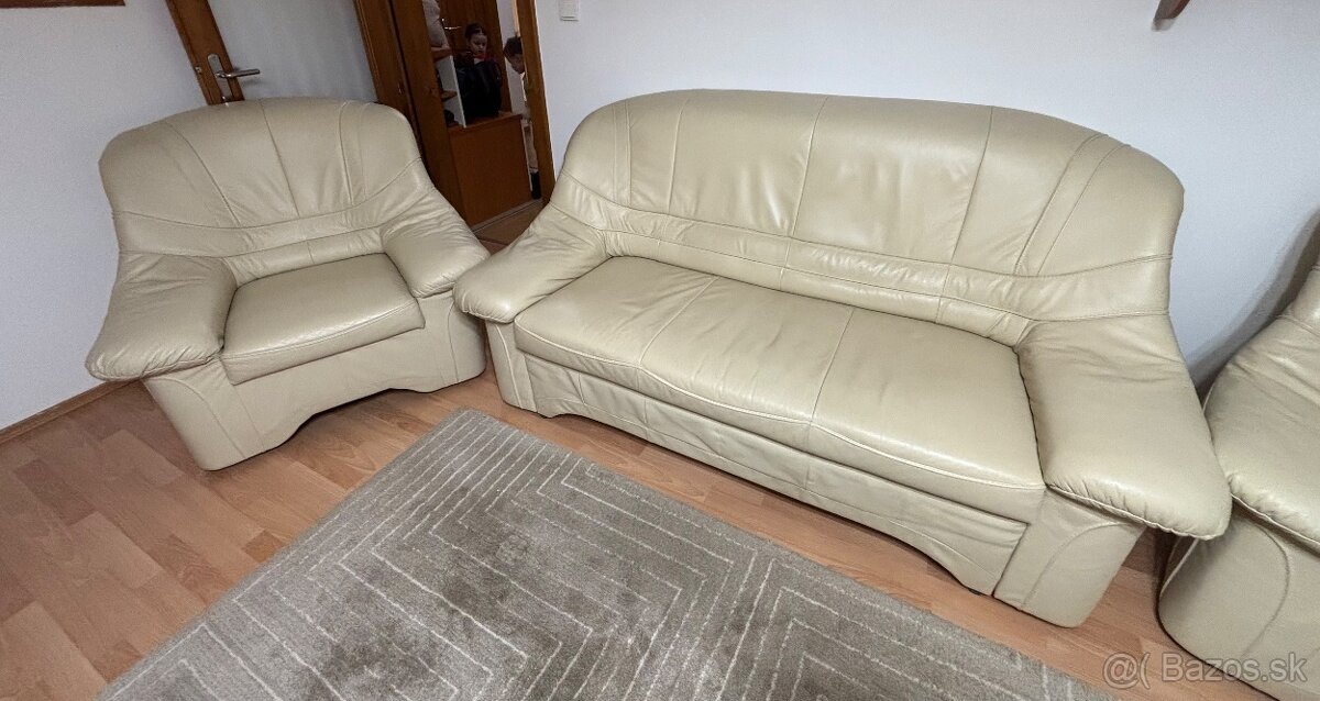 Kožená sedacia súprava - 3
