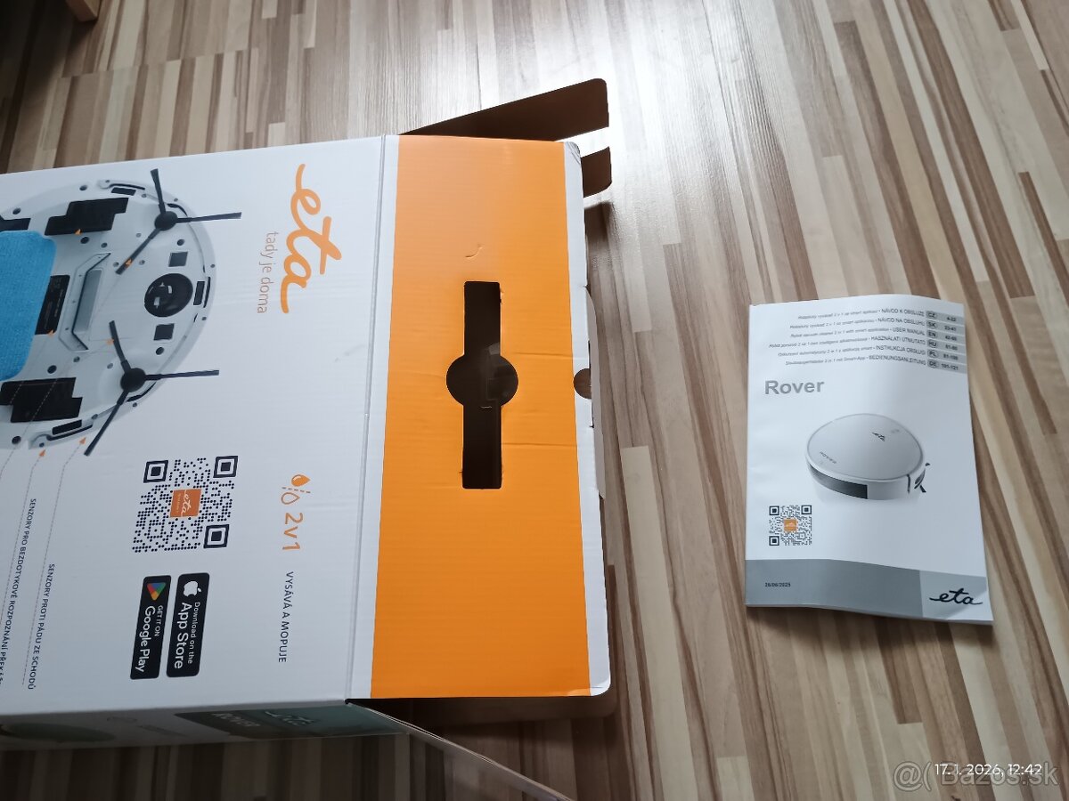 Robotický vysávač ETA ružový - 3