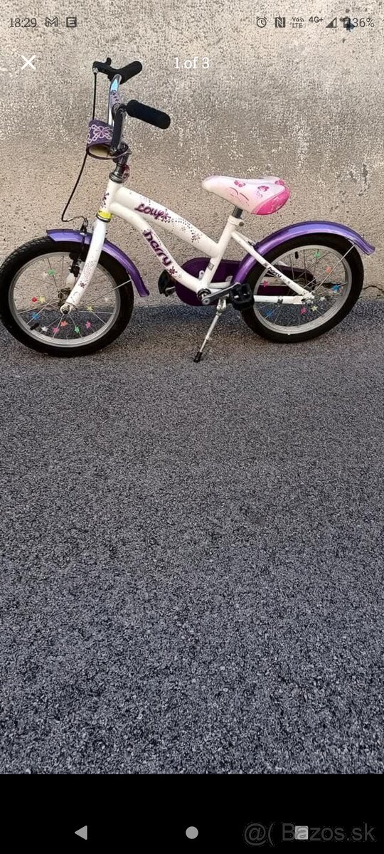 Detský bicykel 16" - 3
