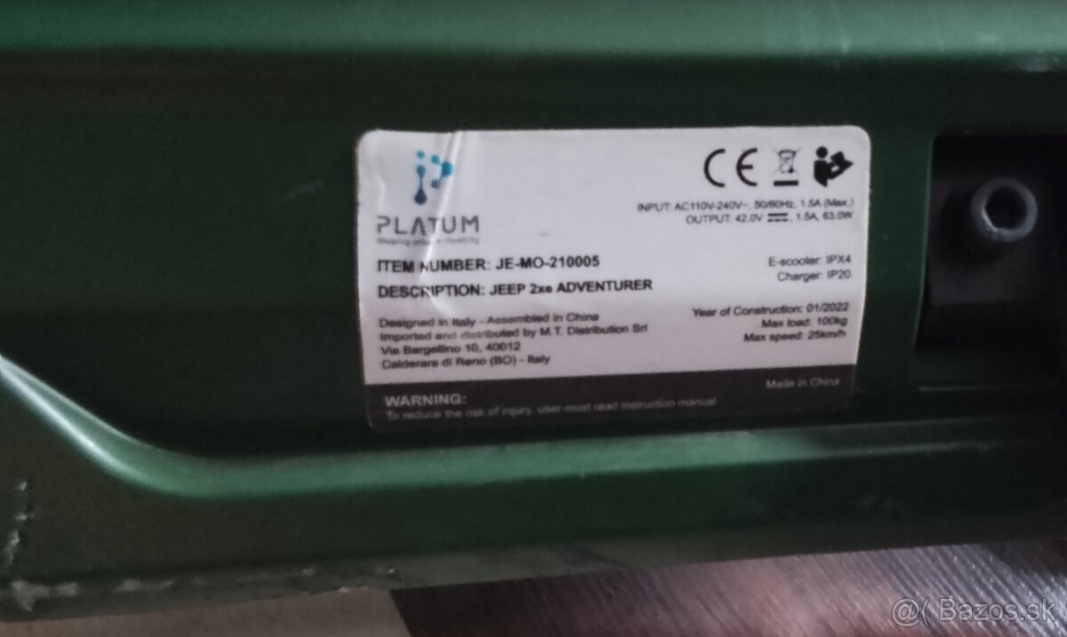 JEEP elektro kolobezka 2XE Adventurer - 3