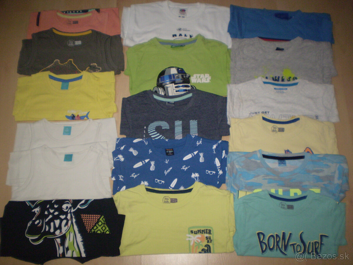 Bundy, teplaky, trička...BALIK v.122/128 - 3