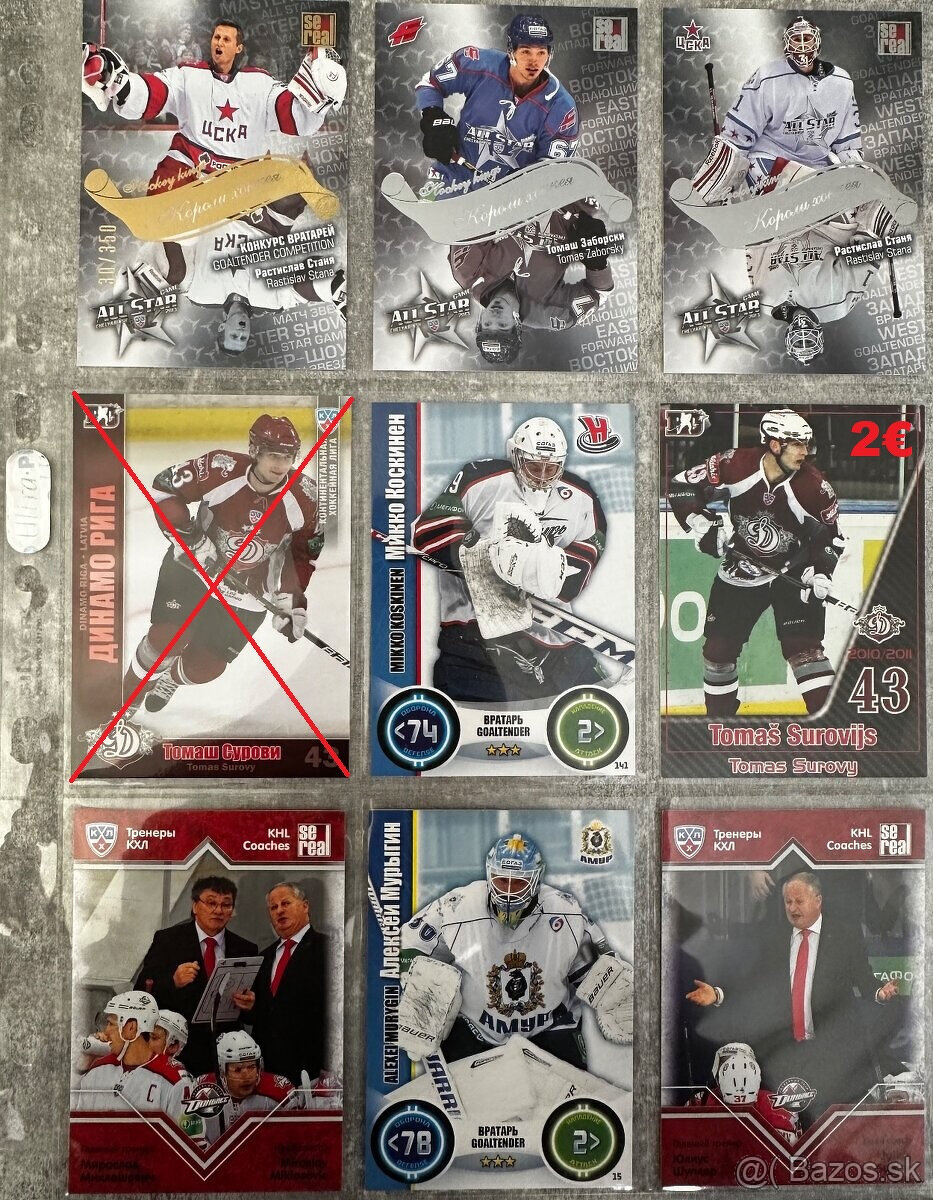 KHL karty Slovákov - 3
