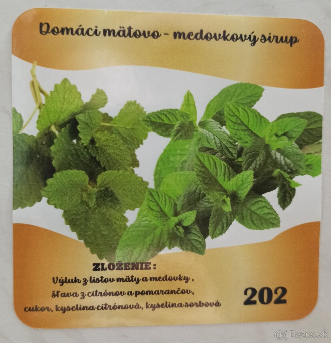 Sirup z mäty a medovky - 3