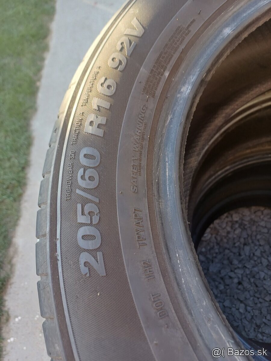 205/60 r16 lené pneu. Kumho - 3