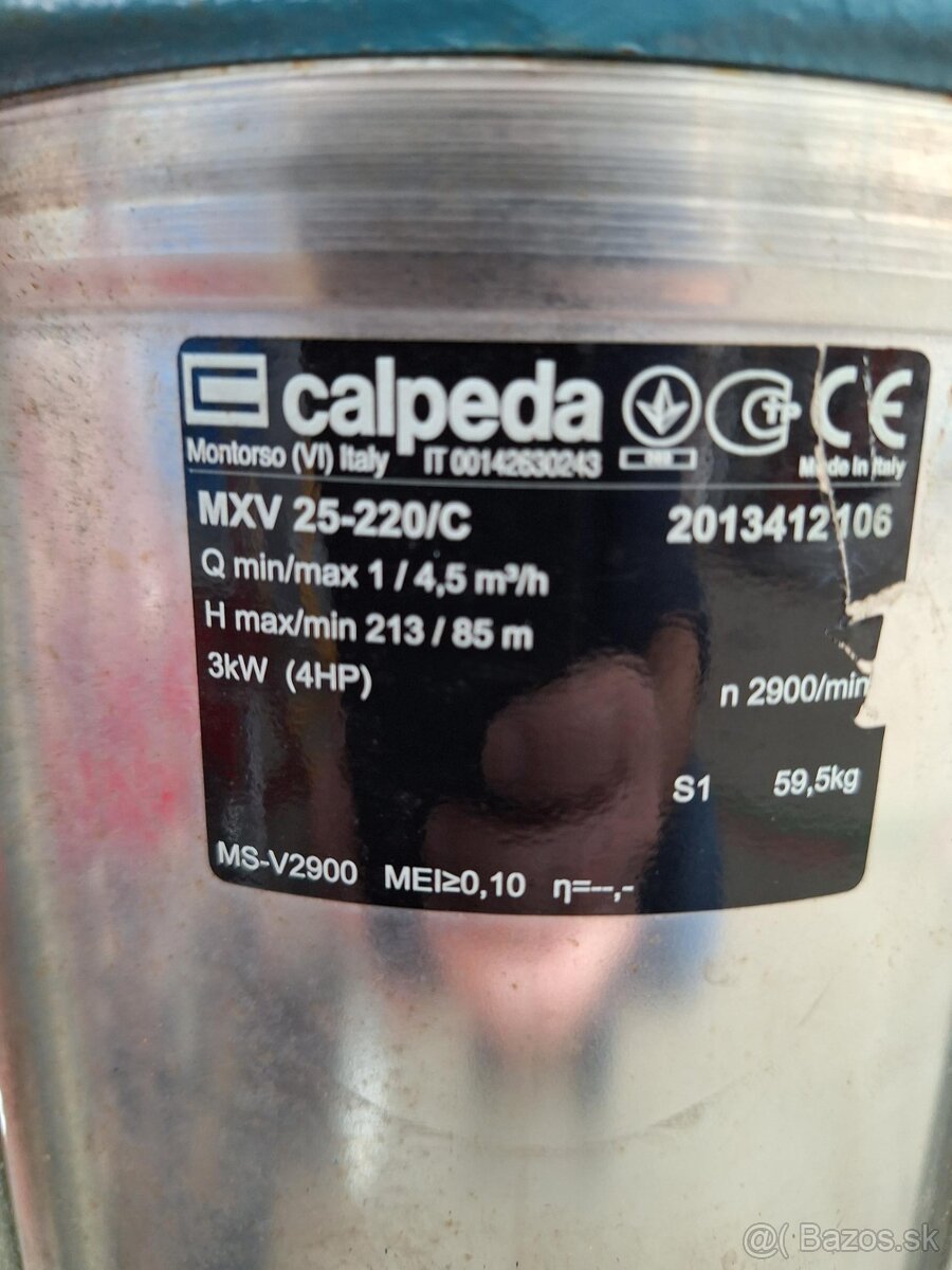 Cerpadlo Calpeda MXV25 - 3
