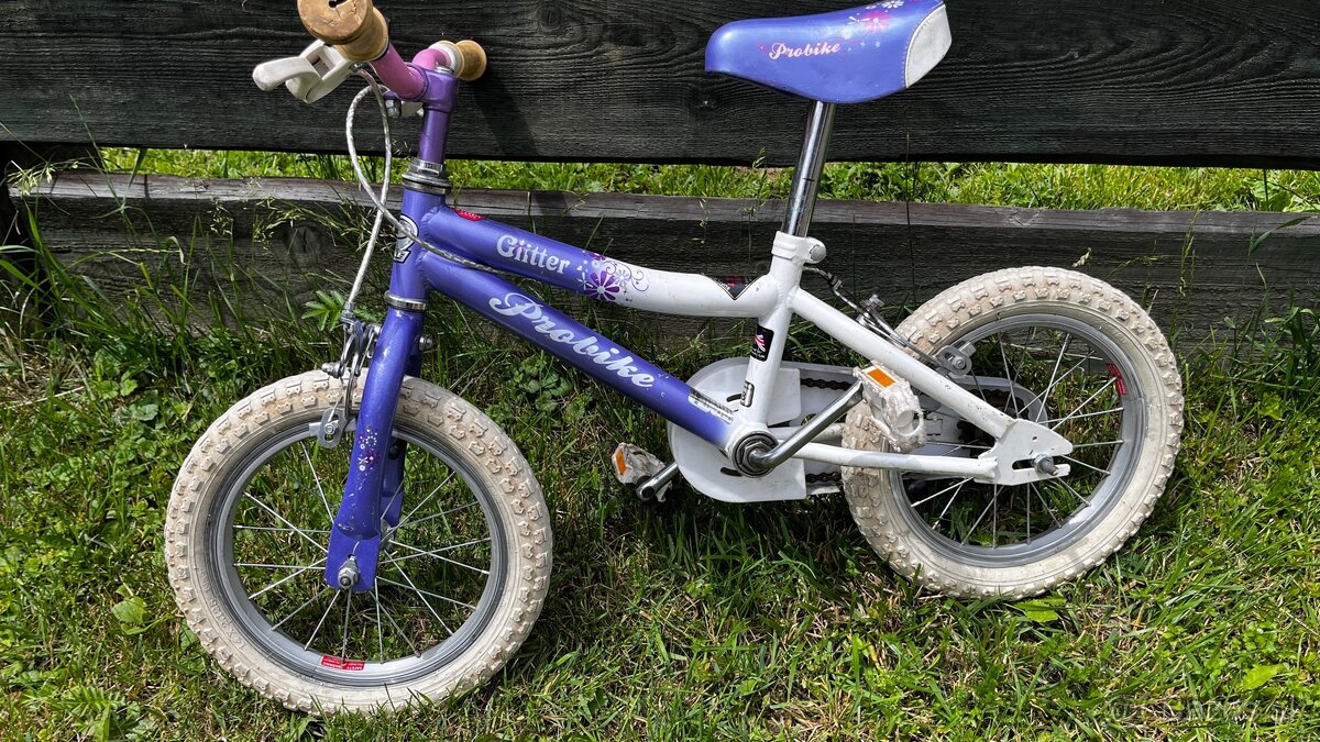 Detský dievčenský bicykel 14” kolesa - 3