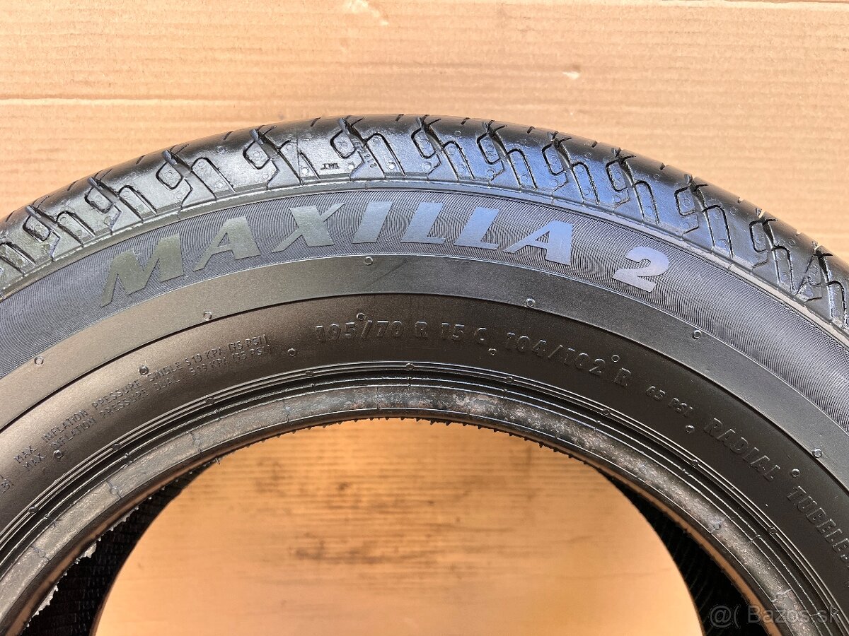 Letné pneumatiky 195/70 R15C Matador dva kusy - 3