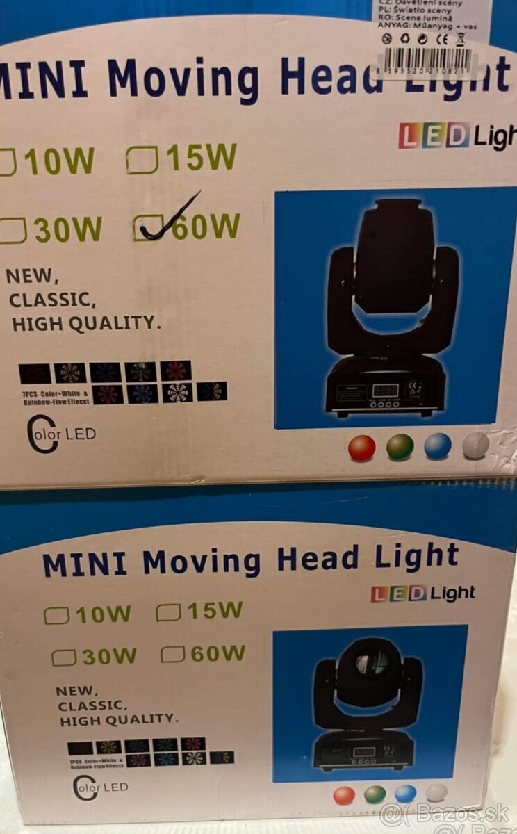 Moving head 60W (Poslednè 4 ks) - 3