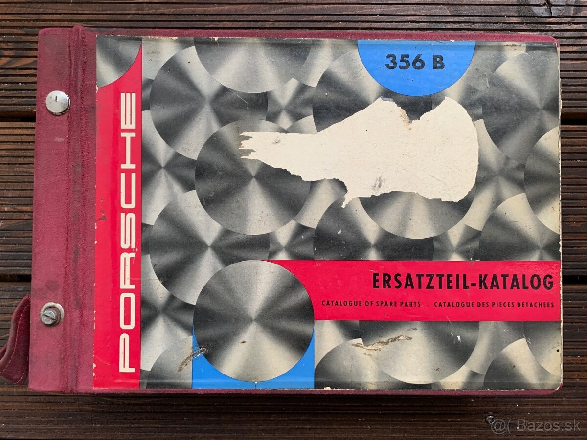 PORSCHE 356 originalni montazni manual a katalog dielcov - 3